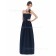 Strapless Satin Floor-length Zipper Draped/Ruffles/Sash Bridesmaid Dress