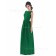 Draped/Ruffles/Sash Satin Bateau Floor-length Zipper Bridesmaid Dress