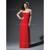 Sleeveless Backless Empire Red Sweetheart Bridesmaid Dress