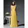 Zipper Strapless Chiffon Draped/Ruffles/Sash A-line Bridesmaid Dress