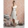 Ivory Natural Draped/Ruffles/Sash One-Shoulder A-line Bridesmaid Dress