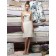 Zipper Natural A-line Knee-length Sleeveless Bridesmaid Dress