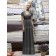 Silver A-line Chiffon Natural Sleeveless Bridesmaid Dress