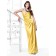 Sleeveless Draped/Ruffles Floor-length Natural Zipper Bridesmaid Dress