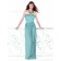 Floor-length Strapless Sleeveless Chiffon Zipper Bridesmaid Dress