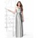 Zipper Draped/Sash Floor-length Silver Elastic-Satin Bridesmaid Dress