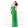 Ruffles Zipper Chiffon Sleeveless Sheath Bridesmaid Dress