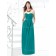 A-line Natural Zipper Chiffon Floor-length Bridesmaid Dress