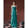 Elastic-Satin Natural A-line Floor-length Hunter Bridesmaid Dress