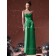 Floor-length Elastic-Satin Ruffles Sheath Zipper Bridesmaid Dress