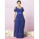 Empire Off-the-shoulder Zipper Sleeveless Floor-length Bridesmaid Dress