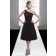 A-line Zipper Chocolate Ruffles One-Shoulder Bridesmaid Dress