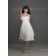 Draped/Ruffles Backless Strapless Empire Ivory Bridesmaid Dress