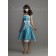 Bow/Draped/Ruffles/Sash Strapless Sleeveless Empire Zipper Bridesmaid Dress