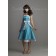 Bow/Draped/Ruffles/Sash Strapless Sleeveless Empire Zipper Bridesmaid Dress