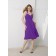 Chiffon Sleeveless Lilac Empire Halter Bridesmaid Dress