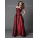 A-line Draped/Flowers/Ruffles Empire Zipper Satin Bridesmaid Dress