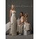 Strapless Zipper Sheath Sleeveless Floor-length Bridesmaid Dress
