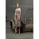 Elastic-Satin Natural Zipper Sleeveless Knee-length Bridesmaid Dress