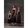 Chocolate A-line Sash Strapless Natural Bridesmaid Dress