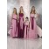 Pink Sweetheart Natural Floor-length Sleeveless Bridesmaid Dress