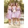 Sweetheart Lilac Tea-length A-line Natural Bridesmaid Dress