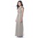 A-line One Floor-length Silver Shoulder Junior Bridesmaid Dresses