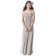 Tank Silver Sweetheart Chiffon Floor-length Junior Bridesmaid Dresses