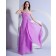 Chiffon Floor-length Zipper Sleeveless Ruffles/Draped/Beading A-line Lilac Sweetheart Natural Bridesmaid Dress