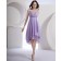 Zipper Empire A-line Sleeveless Lilac Asymmetrical Spaghetti-Straps Ruffles/Draped/Sash Chiffon Bridesmaid Dress