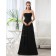 Sweetheart Floor-length Chiffon Natural Up Black A-line Lace Sleeveless Ruffles/Draped/Beading Bridesmaid Dress