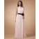 Ruffles/Flowers/Draped/Beading Sleeveless Halter Chiffon Natural Zipper A-line Floor-length Ivory Bridesmaid Dress