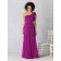 Cheap Stylish Persian Plum One Shoulder Floor Length Bridesmaid dresses