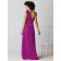 Cheap Stylish Persian Plum One Shoulder Floor Length Bridesmaid dresses