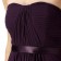 Debut beautiful Dark purple ruched maxi Bridesmaid Dress 