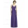 Amazing Regebcy Chiffon Long V neck Spaghetti Straps Zipper back Bridesmaid Dress