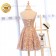 A-Line Sweetheart Short Bridesmaid Dress 2018 Sexy Backless Lace-Up Knee-Length Party Dresses Prom Dresses Real Photos