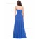 Hot Sale Elegant Sweetheart Peacock Chiffon Bridesmaid Dresses