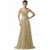 Luxury Golden Sweetheart  Long Sequins Formal Elegant Bridesmaid dress / Evening Dress