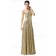 Luxury Golden Sweetheart  Long Sequins Formal Elegant Bridesmaid dress / Evening Dress