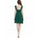 UK Online Girls Dark Geen short chiffon A line Bridesmaid Dress