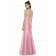 UK Beautiful Romantica Long Candy Pink Sleeveless Memaid Bridesmaid Dress