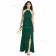 Cheap Amazing Natural Hunter Dark Green Long Chiffon A-line Bridesmaid Dresses