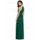 Cheap Amazing Natural Hunter Dark Green Long Chiffon A-line Bridesmaid Dresses