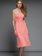 Tea-length Bridesmaid Dresses